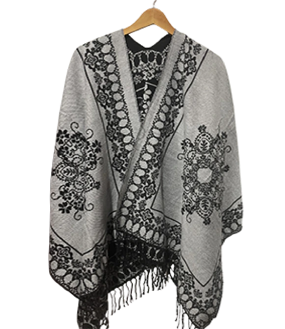 ruana gris