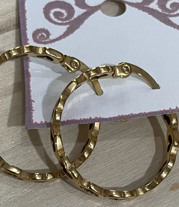 Aros Dorados Labrados