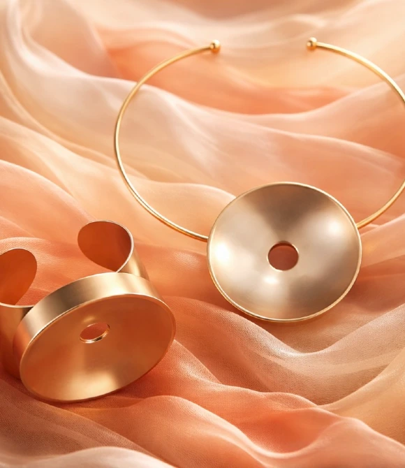 collar y brazalete dorado